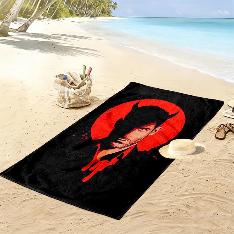 Passionate Embrace: Love's Intensity Beach Towel Soft Portable for Travel Quick-drying Swim Towel Seaside Swim Beach Towel Travel and Vacation Towels