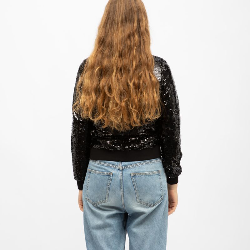Bomber à séquins amanda black Femme DEELUXE 74