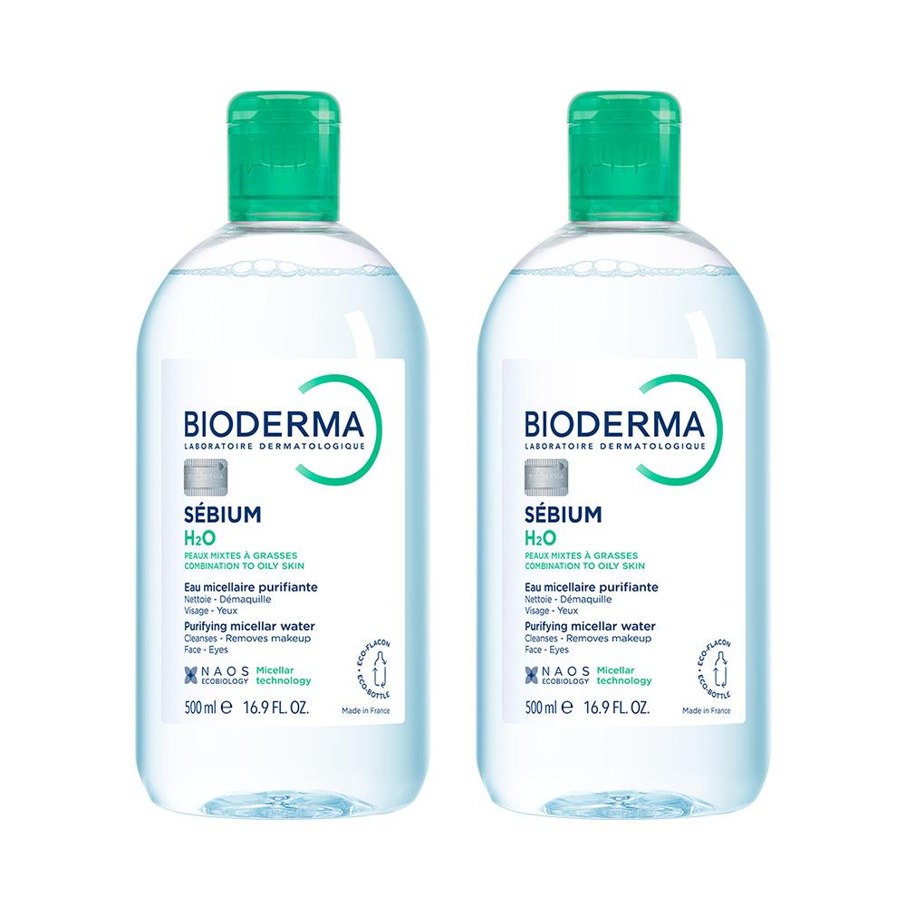 [Bioderma] Sebium H2O Micellar Water 500ml+500ml