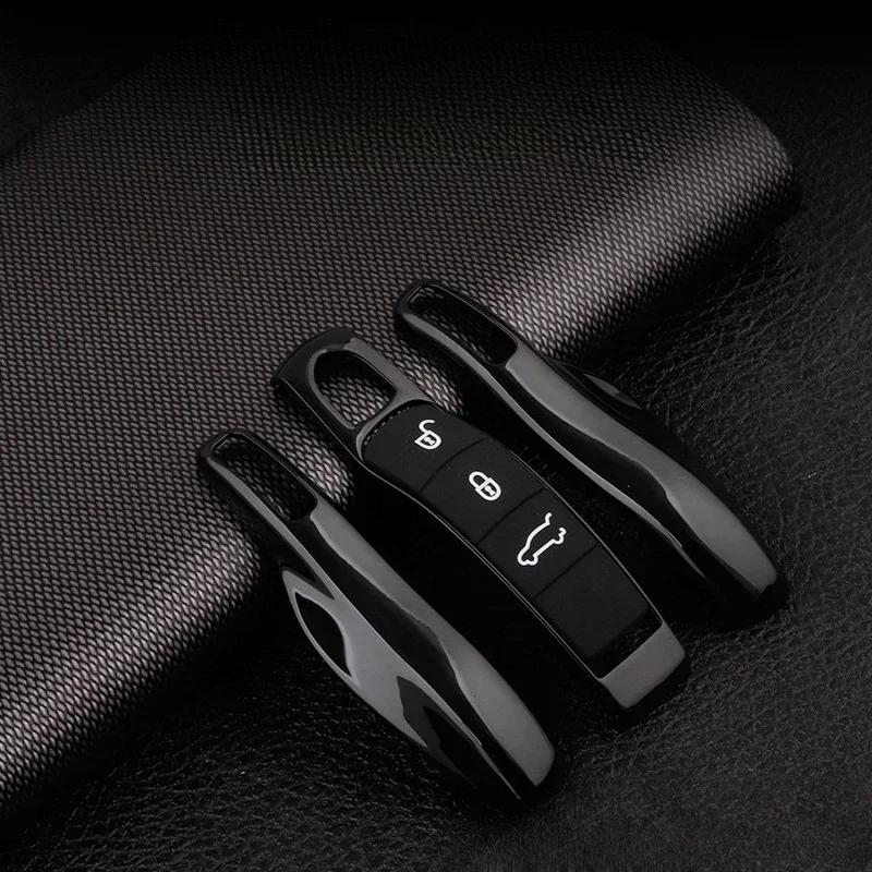Smart Fernbedienung Schlüsselhülle Fob Hüllen Set Schale für Porsche Panamera Spyder Carrera Macan Boxster Cayman Cayenne 911 970 981 991