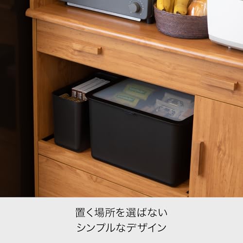 Like-it Rice Container, 10kg Capacity, Made in Japan, Includes Measuring Cup, Antibacterial Agent, Approximately 37cm Wide x 28cm Deep x 21.7cm High,