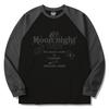 Seupeullaesikodeu Raglan Long Sleeve Black - Moon Night