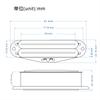 FLEOR White Dual Blade Pickup Alnico 5 Hot Dual Rails Humbucker Bridge Pickup Guitar Parts