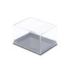 1Pc Storage Boxes Lids Gemstone Display Coin Clear Container Specimen Mini Square Cube Acrylic Case Rough Mineral Standard