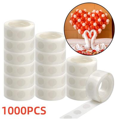 1/10Roll Double-sided Adhesive Dots Transparent Removable Balloon Adhesive Tape Glue For DIY Wedding Birthday Party Decor