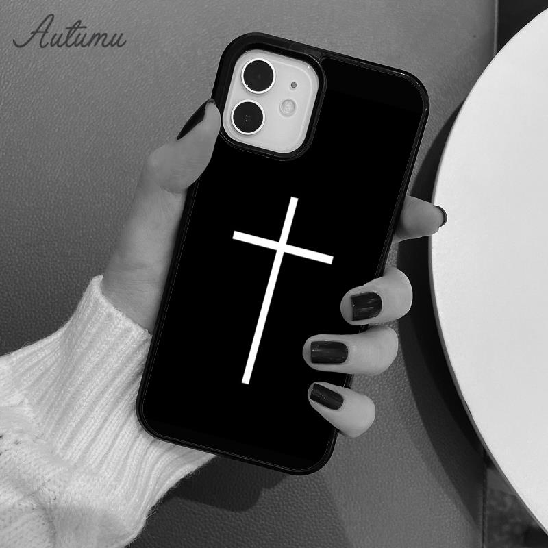 Bible Jesus Christ Christian Cross Phone Case for iPhone 11 12 13 14 Pro Max Mini XR XS SE 2020 6S 7 8 Plus Galaxy S21 S22 Cover