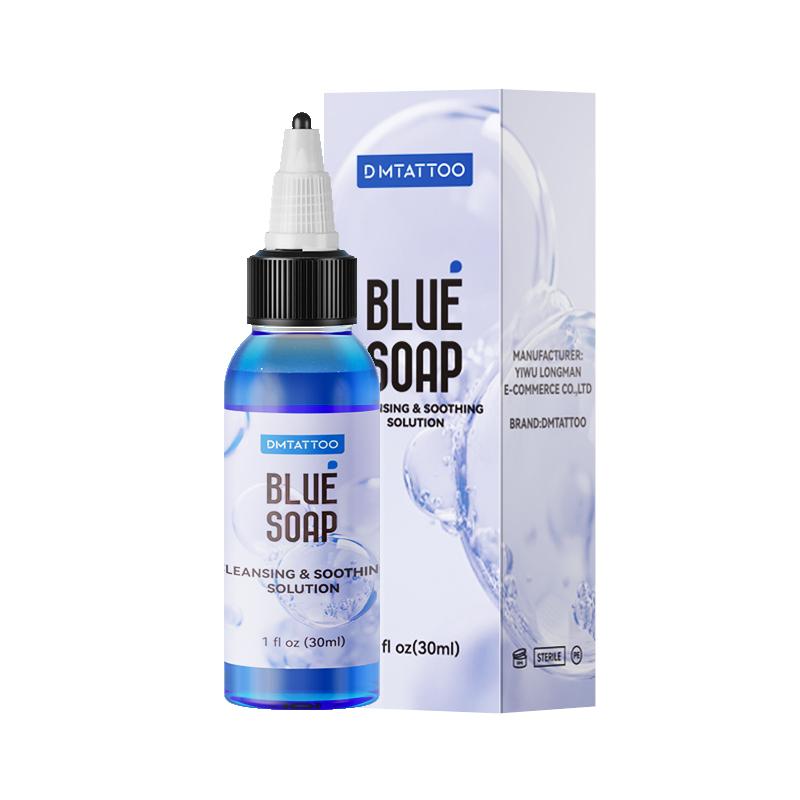 30/120 мл DM Тату Синее Мыло Очищающий и Успокаивающий Раствор Полный Набор Студия Тату Подводка для Глаз Губы Бровь Расходные Материалы Аксессуары