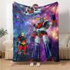 1pc UFO Robot Grendizer8 Blanket, Gift, for Men and Women, Soft Blanket, Good for Sofa Bed Couch Travel, Lightweight Flannel Blanket