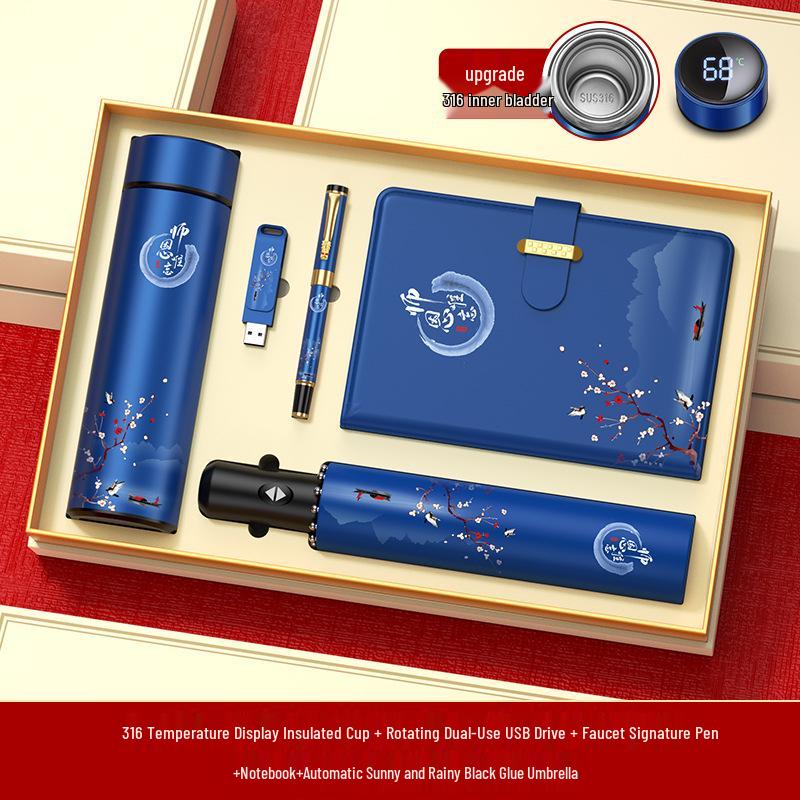 Elegant Notebook Gift Box Set for Female Homeroom Teachers: Graduation & School Anniversary