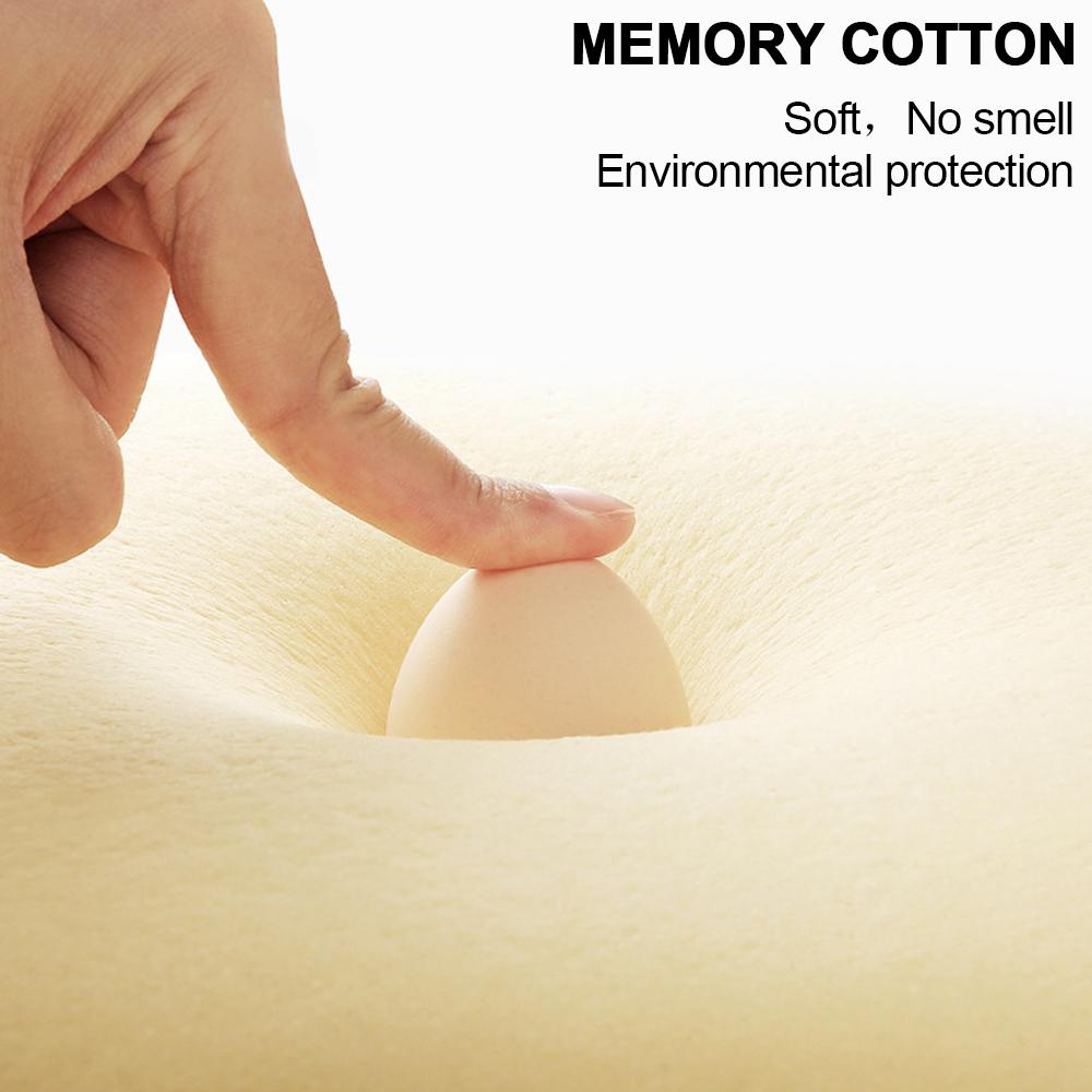 Memory Foam Car Seat Headrest Head Neck Protector Ergonomic U-Shaped Pillow Pillow Rest Universal Car Head Neck Pillow