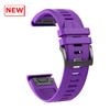Cinturino in Silicone da 22 mm 26 mm per Garmin Instinct 3 2X Solar Band Fenix E 8 7 7X 6X 6 Pro/Quatix 7 6 5 3/Enduro 3 2 Braccialetto QuickFit
