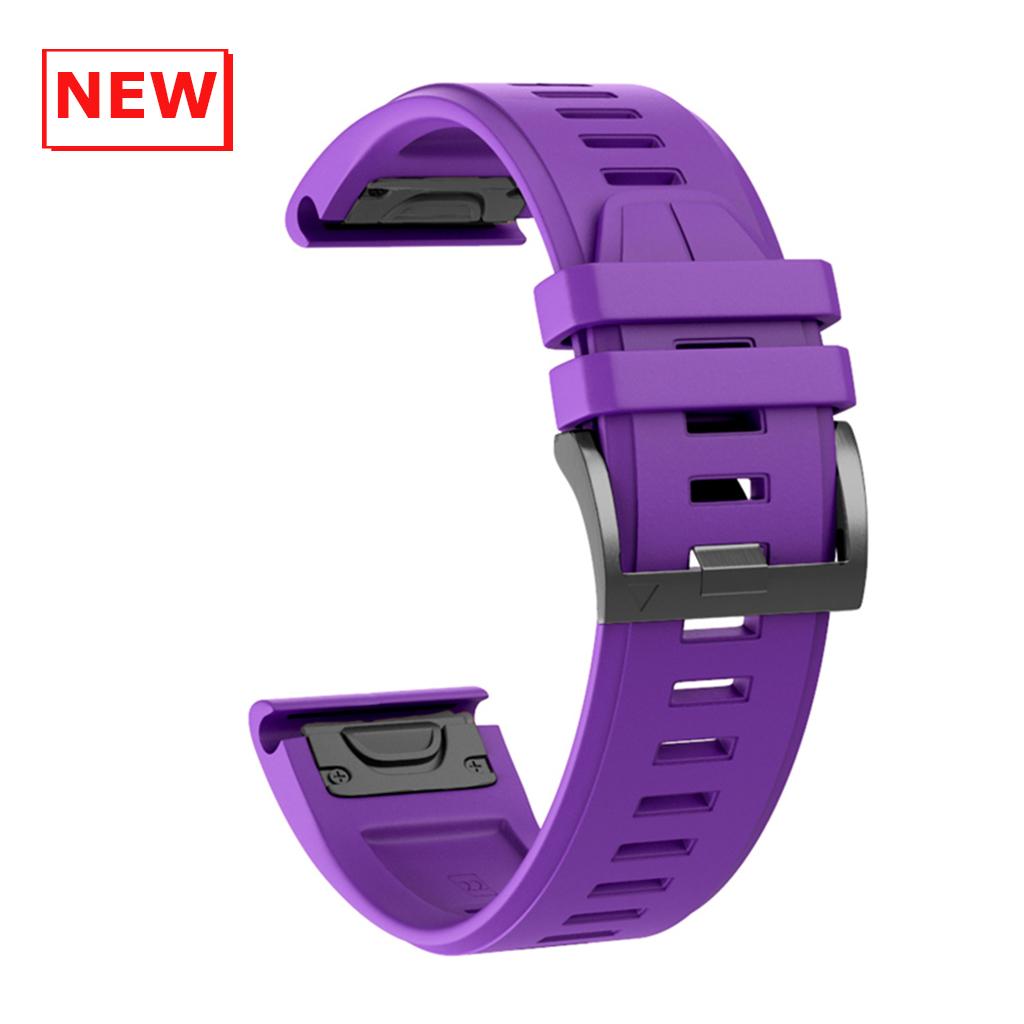 Cinturino in Silicone da 22 mm 26 mm per Garmin Instinct 3 2X Solar Band Fenix E 8 7 7X 6X 6 Pro/Quatix 7 6 5 3/Enduro 3 2 Braccialetto QuickFit
