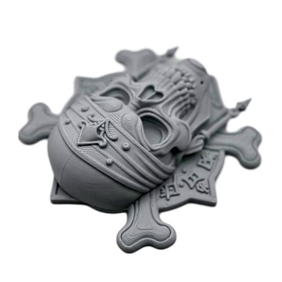 Pirate Skeleton Wall Decor Halloween Plastic Human Head Craft for Garages Living Rooms Bedroom Offices Decor