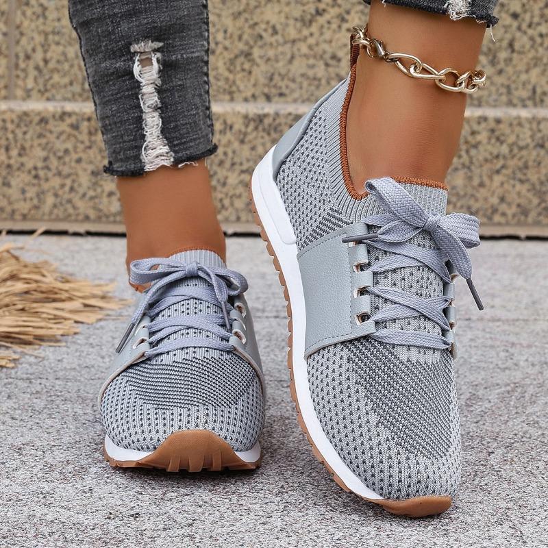 Damskie Codzienne Sportowe Buty do Biegania Duże Rozmiary Wiosna Jesień Okrągły Nosek Wygodne Modne Handel Międzynarodowy Urocze Trampki