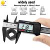 0-100mm Plastic Digital Vernier Caliper with Depth Measurement