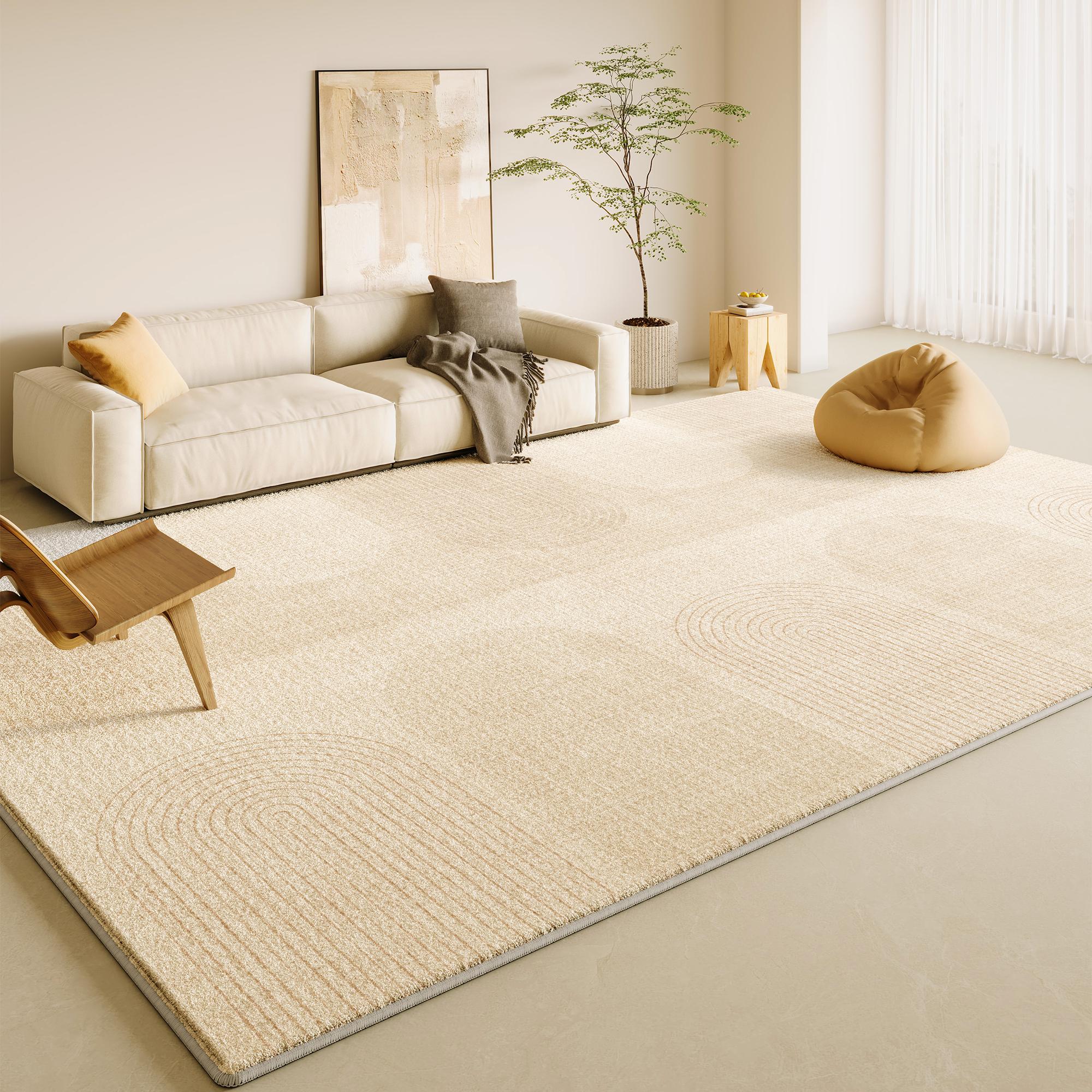 

Улучшенный Материал Ковер Гостиная Кремовый Домашний Декор Диван Легкая Роскошь Премиальное Ощущение Утолщения Коврики для Спальни 40X60CM(1.3X2FT