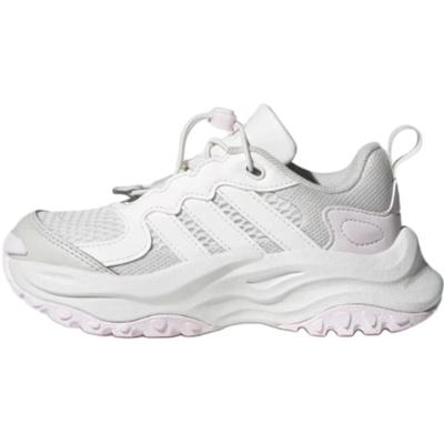 Maxxwavy Slip Resistant Abrasion Resistant Low Top Kids Lifestyle Shoes White Gray Kids' Sneakers JR5874