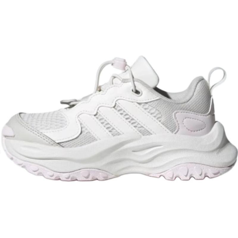 

Adidas Maxxwavy Slip Resistant Abrasion Resistant Low top Kids Lifestyle Shoes White Gray Kids Sneakers JR5874 35.5