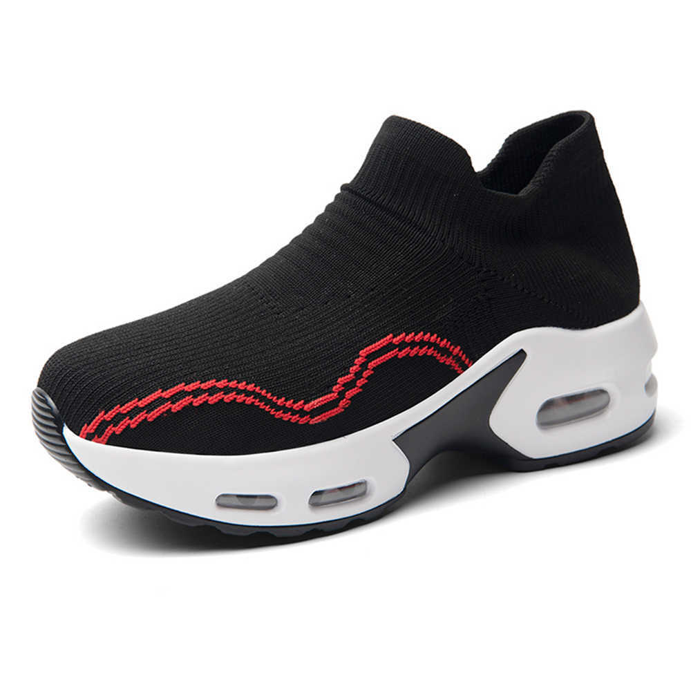 Fashion Mash Round Nose Women Sneakers Ladies Brand Casual Boots White Original Brand Shoes Sport Loafer'lar Krasovki Out Type