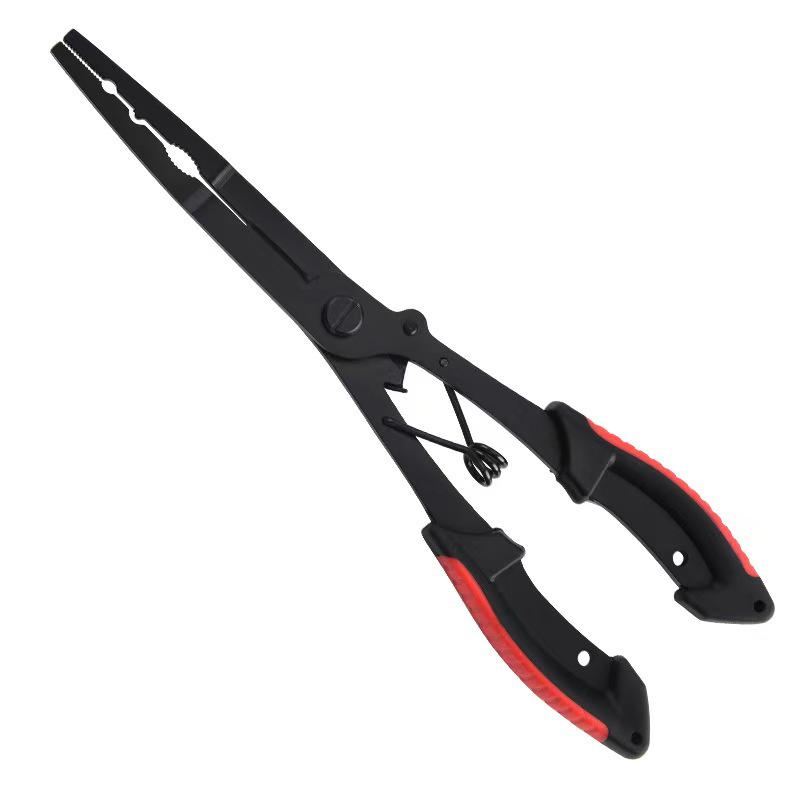 Black Teflon Eagle Beak Fishing Pliers: Multi-functional Hook, Line Cutter & Fish Control Tool