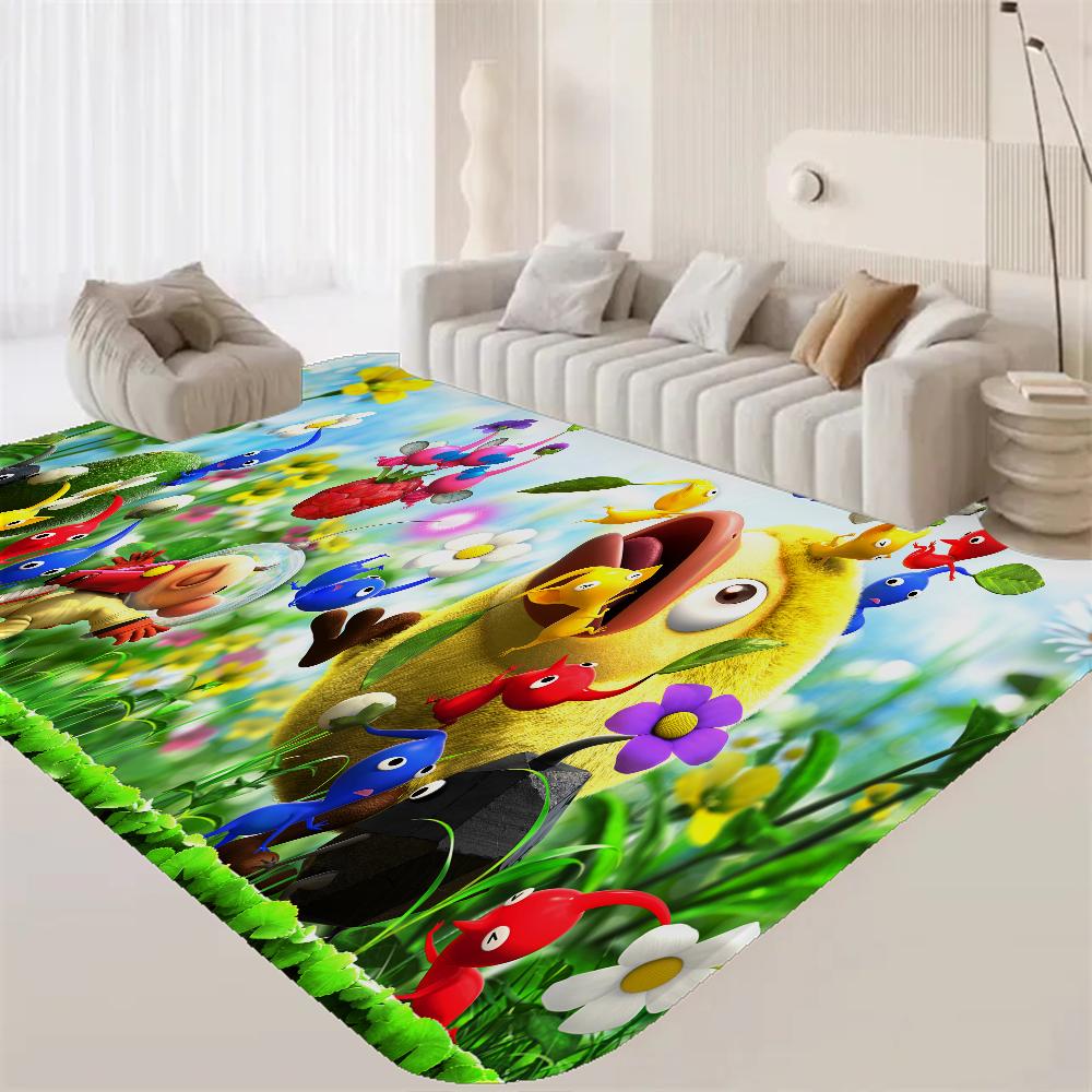 P-Pikmin Game Room Kitchen Mat Cheaper Anti-slip Modern Living Room Balcony Printed Modern Home Decor