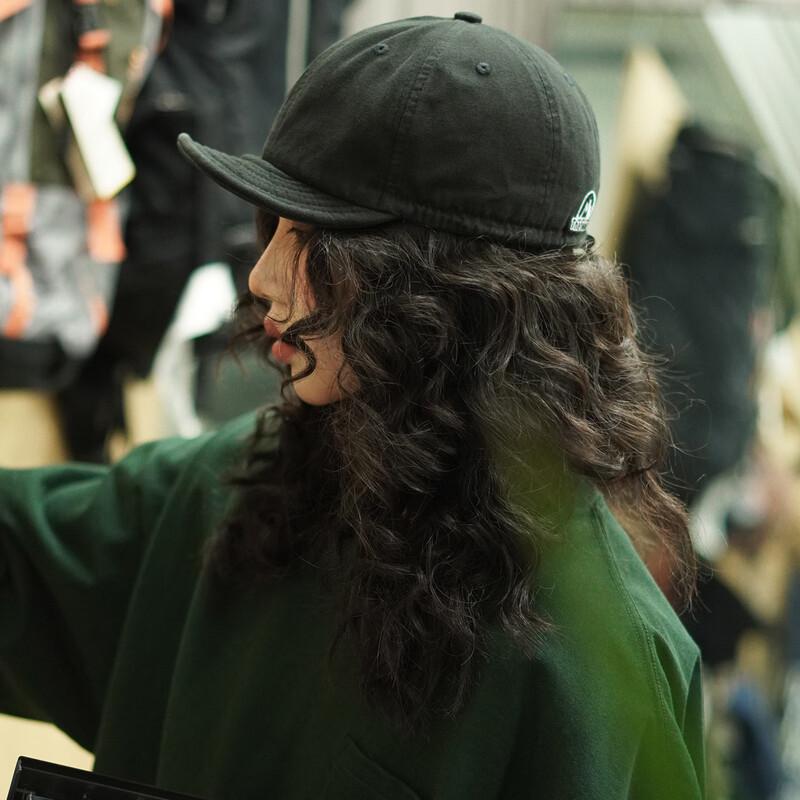 MEET SUNNYACE.F Japanese Style Short Brim Drawstring Baseball Cap