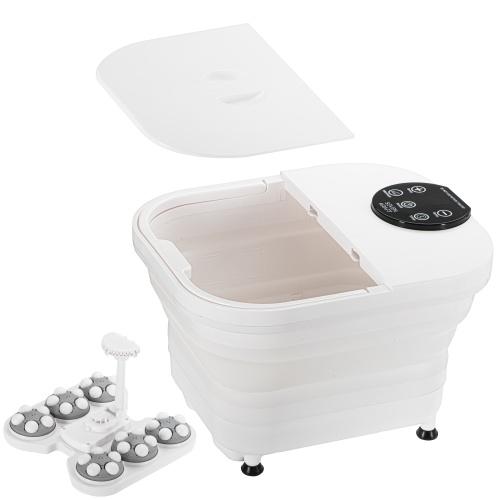 Foldable Foot Hydromassager 500W With Heating 6 Massage Rollers And Timer