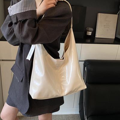 Lässige einfache Tasche mit großem Fassungsvermögen Damen Frühjahr 2025 neue Schulter-Tragetasche modische Schultertasche