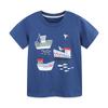 Little Maven Baby Boys 2026 Summer New Kids Clothes T Shirts Children's Clothing Toddler Cartoon Ships Shirts 2-7 Years Old