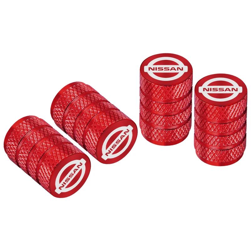 For Nissan MBQ1Car Wheel Tire Valve Caps Tyre Stem Covers Airdust Waterproof Accessories for Nissan X-trail Qashqai Note Juke Sentra Patrol