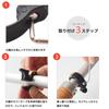 Japanese KNOG Oi CLASSIC BELL Bicycle Ring Type Black [Official Product] Bell, (Inner Diameter 23.8-31.8mm), Large,