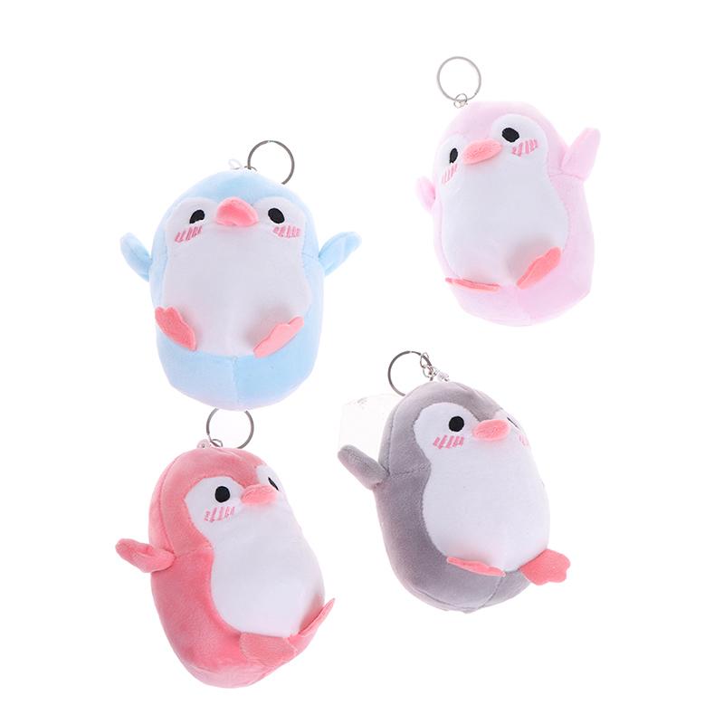 Lovely 12CM Penguin Stuffed Plush Toy Baby Kid's Gift Key Chain Plush Toy Doll