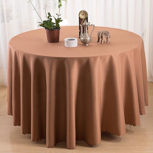 Wedding Christmas Decorative Table Cloth Round Tablecloths Dining Table Cover Birthday Banquet Decor Home Dining Table Cover