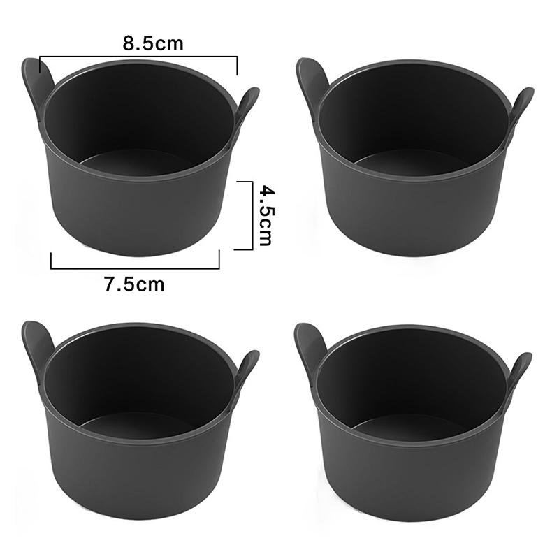 Silikonkurv Muffinscupform Airfryer Ovn Bakebrett Pizza Fritert Kylling Kurv Silikonformer For Airfryer Mikrobølgeovn