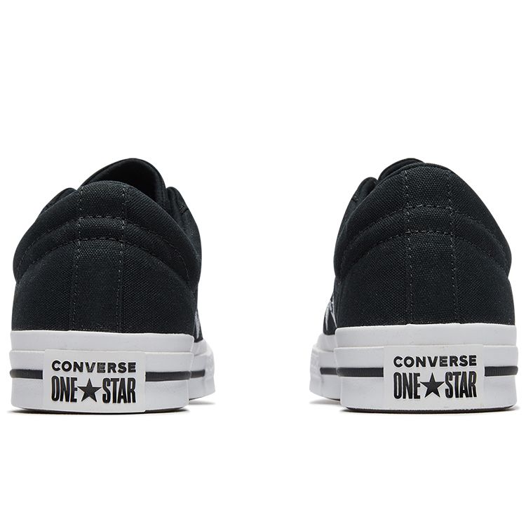Converse One Star Retro Casual Low-Top Skate Shoes Unisex Sneakers Black 163376C