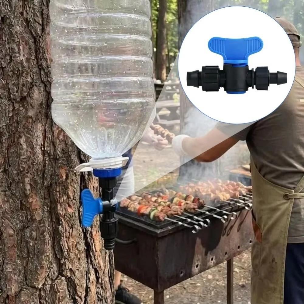 Drip Tape Double-Lock Bypass Valve with Rubber Pad Irrigation Belt Valve  Camping Picnic