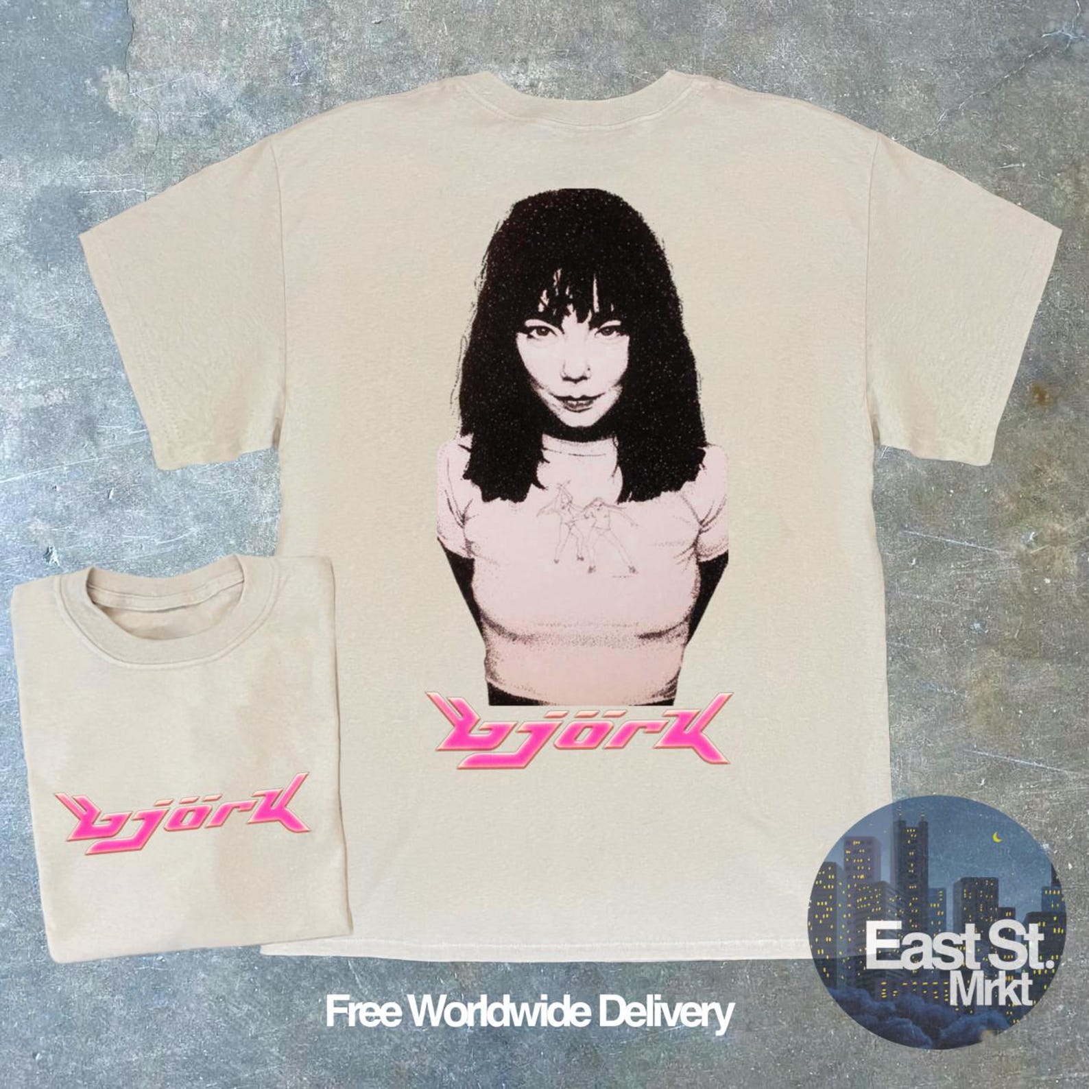 Bjork T-Shirt: Vintage Style Retro 90s Y2K Music Tee 4XL
