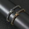 5mm/4mm Zirkon Kreuz Tennisketten-Halskette - Hip Hop Diamant-Accessoire