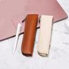 Zipper Leather Pen Bag Holder Pen Storage Pouch Pen Protective Bag  Scrapbook Crafts