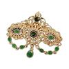 Crystals Arabic Brooch Featuring Hollow Out Tassels Designs For Women Bridal Caftan Pin