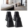 8Pieces Practical Furniture Risers 6Inch Height Adjustable Bed Leg Extenders Convenient for Small Space Daily Use