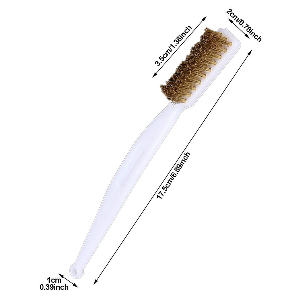 Měděný čistič 3D tiskárny Měděný drát Zubní kartáček Rukojeť kartáčku Pro trysku Ender 3 Topný blok Hotend čištění Díly horké podložky