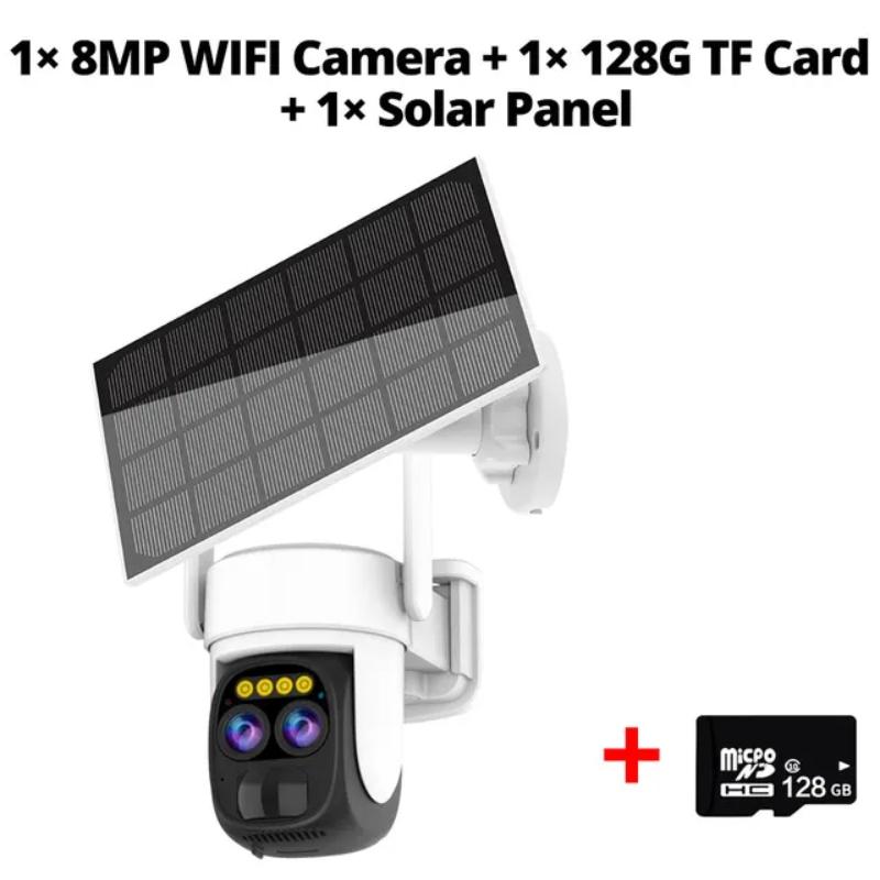Solar-powered Surveillance Camera, Smart Wireless IP Network Camera, High-definition Video Monitor