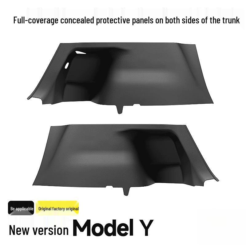 Tesla Model Y Trunk Side Guards & Suede Corner Protectors - Interior Accessories