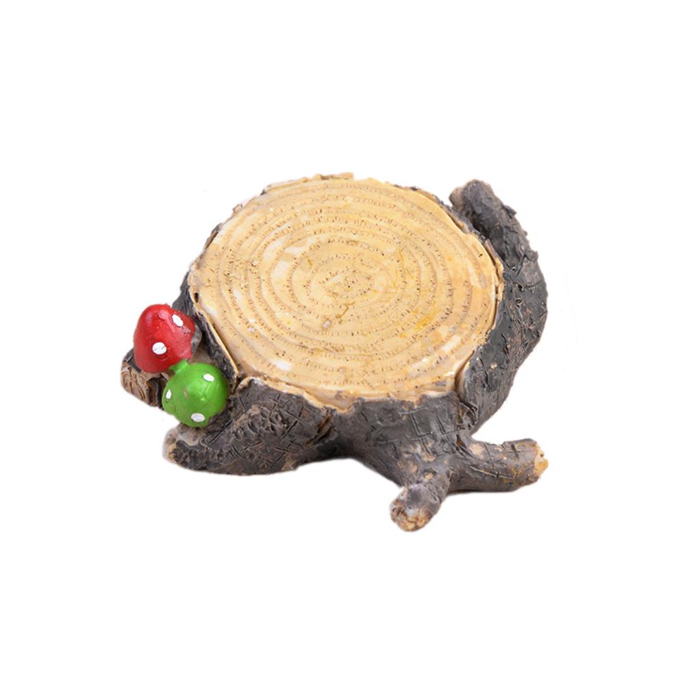 Minyatür Ağaç Kütüğü Süsler Peri manzara Zanaat Peri Bahçe Dekorasyonu