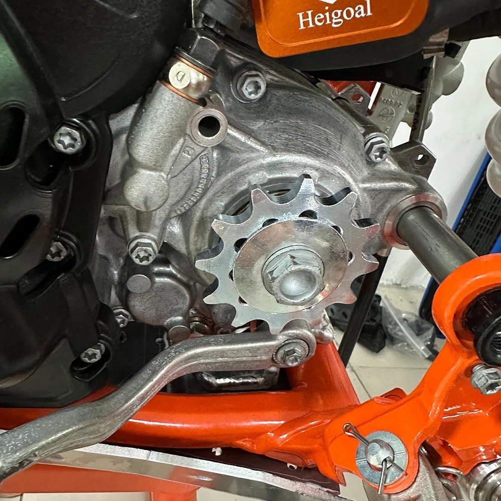 Motorcycle 520 Pitch 12T 13T 14T Tooth Front Sprocket Compatible with EXC SX XC F 125 200 250 300 350 400 450 550