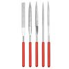 Titanium-Plated Fine Alloy Diamond File Set for Metal Grinding & Deburring