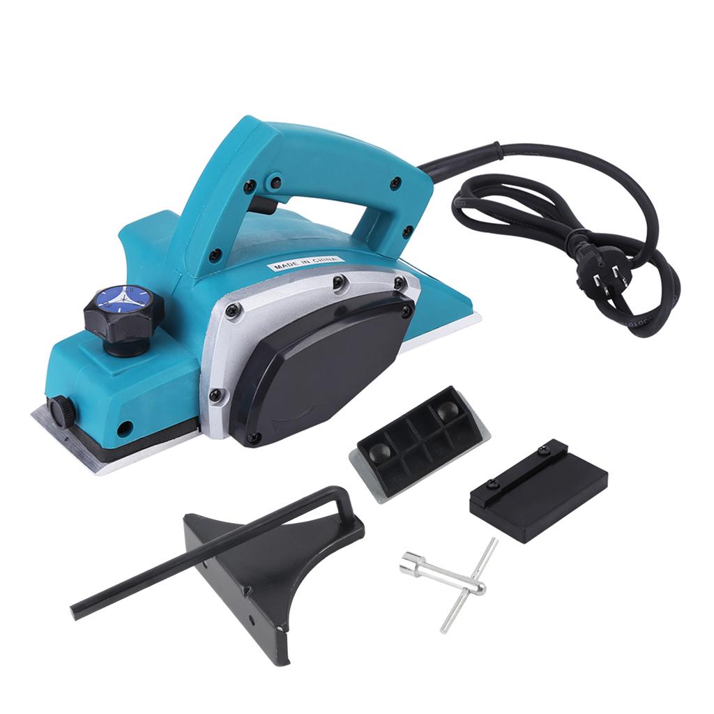 Portable Electric Wood Planer Hand Held Woodworking Power Tool for Home Furniture