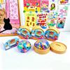 Hot Rainbow Dumpling Squishy with Bead Sensory Squeeze Toys for Stress Relief with Bamboo Steamer Funny Kawaii Toy Gifts