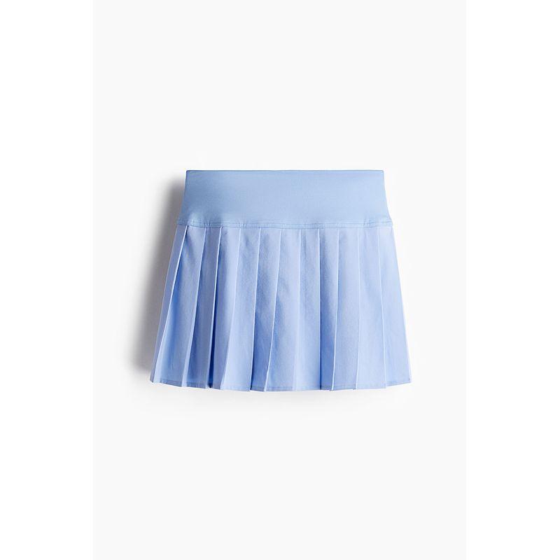 

[H & M Move Drymove™] Women s Clothing Exercise Skirt 2025 Summer New Arrival Pleated Tennis Skirt 1266486